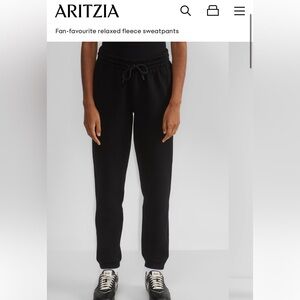 Aritzia TNA Black sweatpants